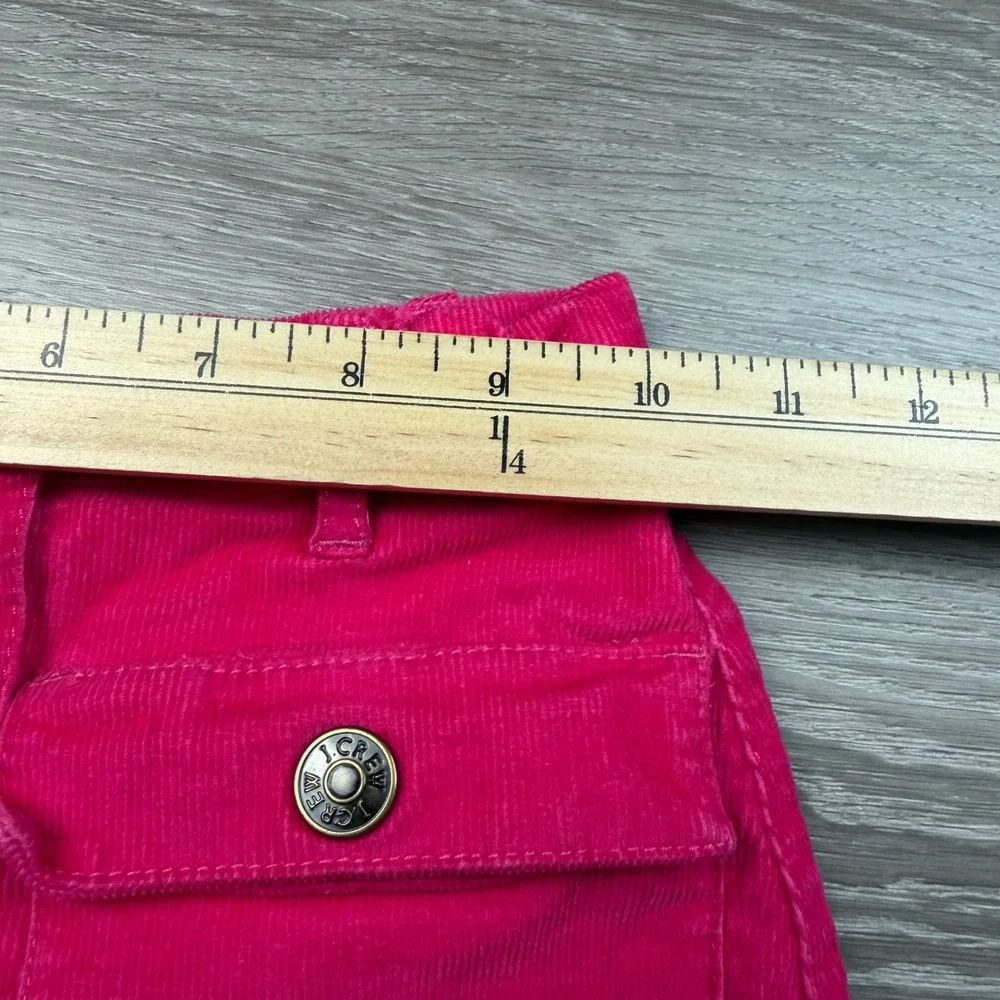 Crewcuts Girls Skirt Corduroy Button Front Mini Pink Size 5